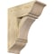 Ekena Millwork Thorton Traditional Rough Sawn Bracket w/ Offset Brace, Douglas Fir, 8"W x 18"D x 22"H BKT0806X18X22THR01RDF - alternate 1
